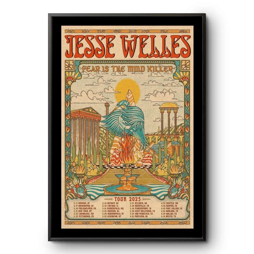 Fear Is The Mind Killer Tour 2025 Jesse Welles Poster