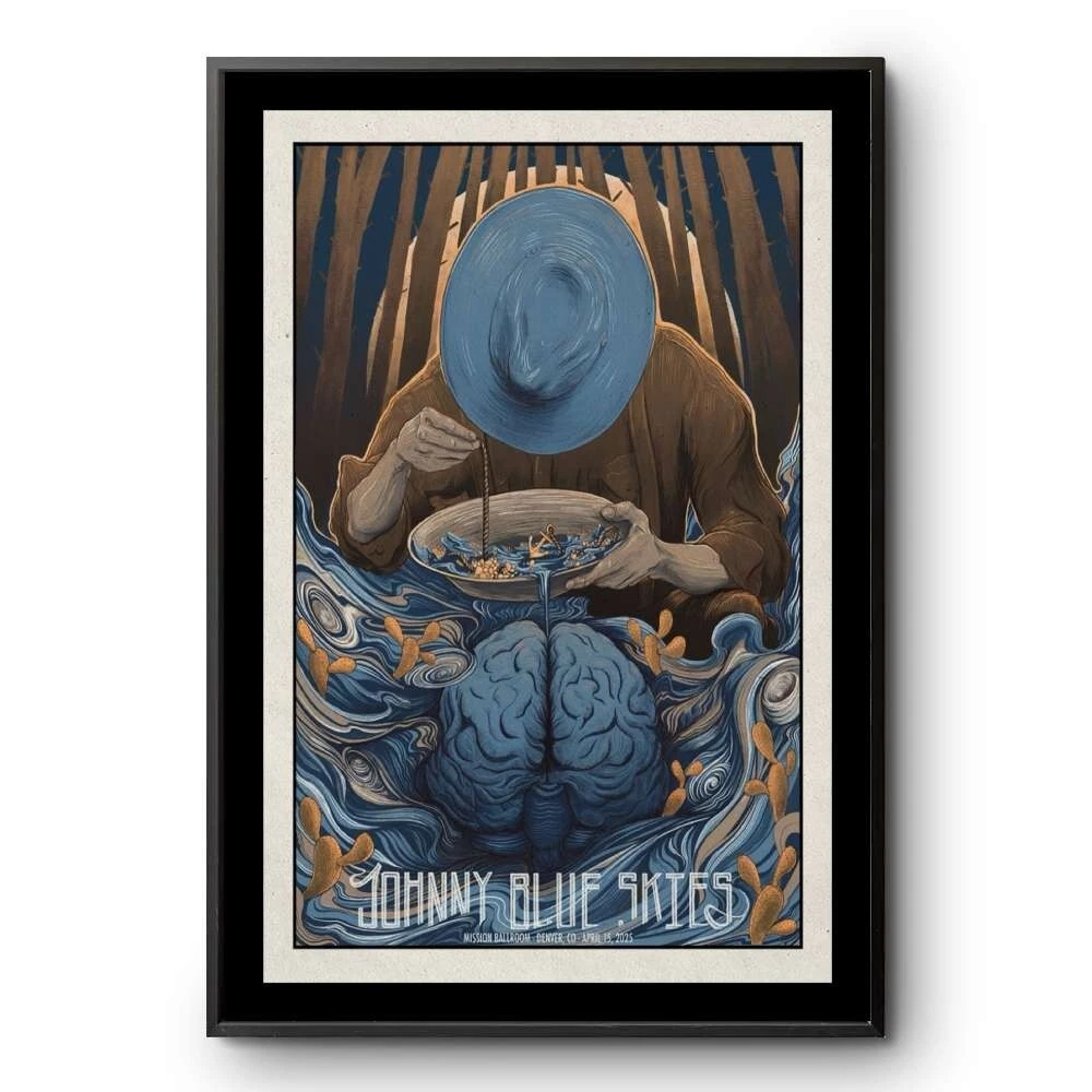Johnny Blue Skies At Mission Ballroom In Denver, Co On Apr 15 2025 Tour Poster