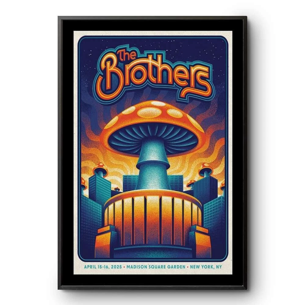 New The Brothers At Madison Square Garden In Ny On Apr 15-16 2025 Tour Poster