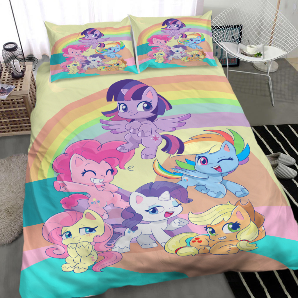 Lovely My Little Ponys Bedding Set, Gifts For Fan