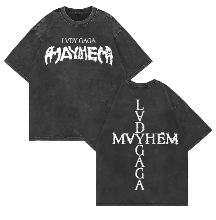 Ld Ga Mayhem T Shirt Album 2025 Release Ld Ga Large Shirt