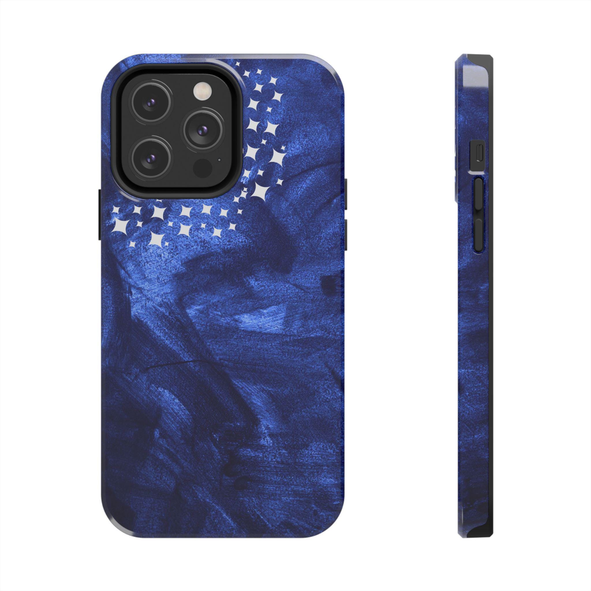 Touch The Night Phone Case | Unique Glow In The Dark Design, Night Sky Aesthetic