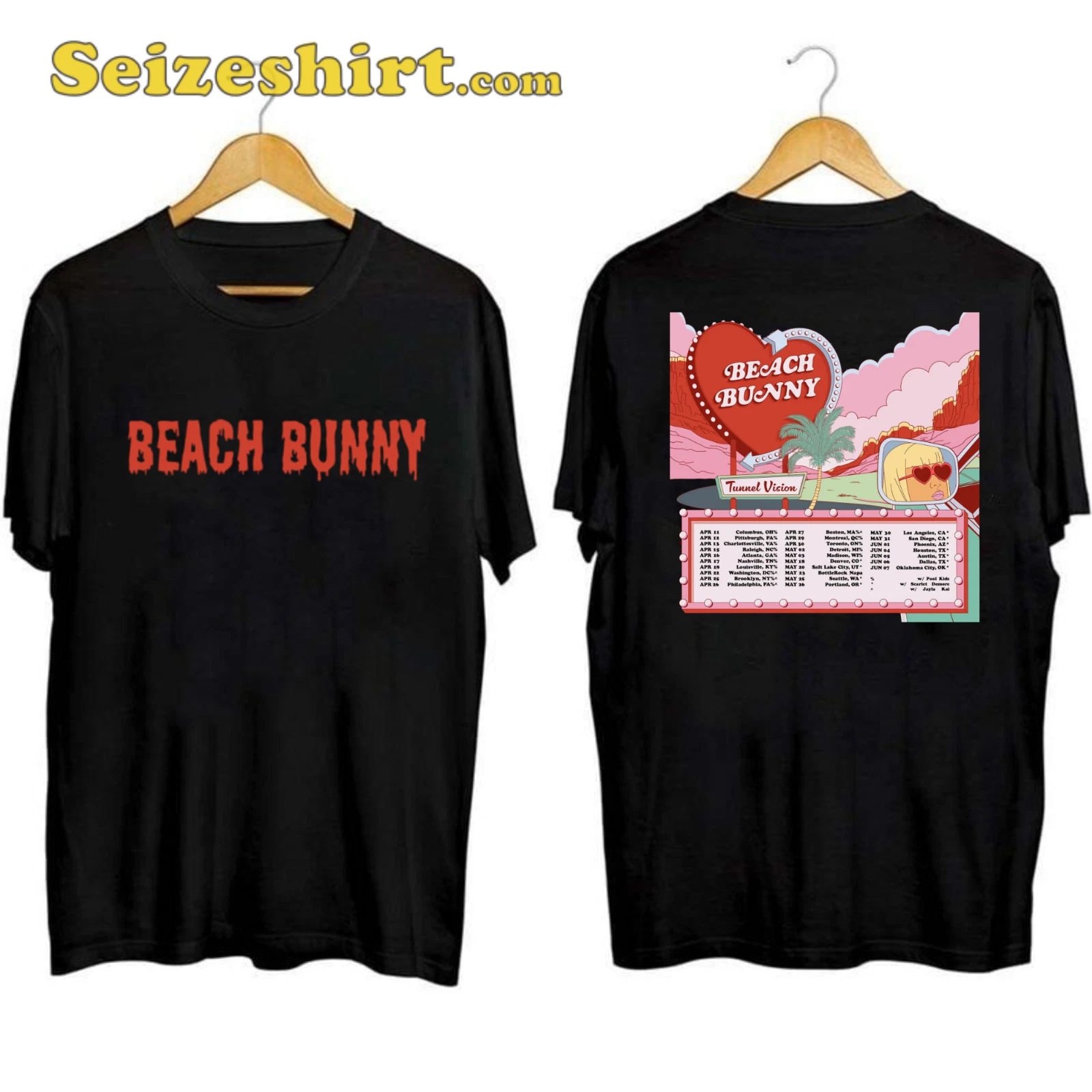 Beach Bunny Tour 2025 T-shirt