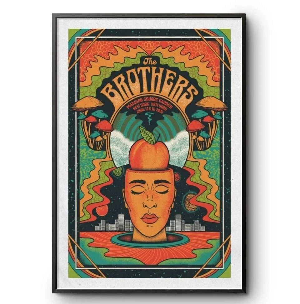 The Brothers Madison Square Garden, New York, Ny Apr 15 &amp; 16 2025 Tour Poster
