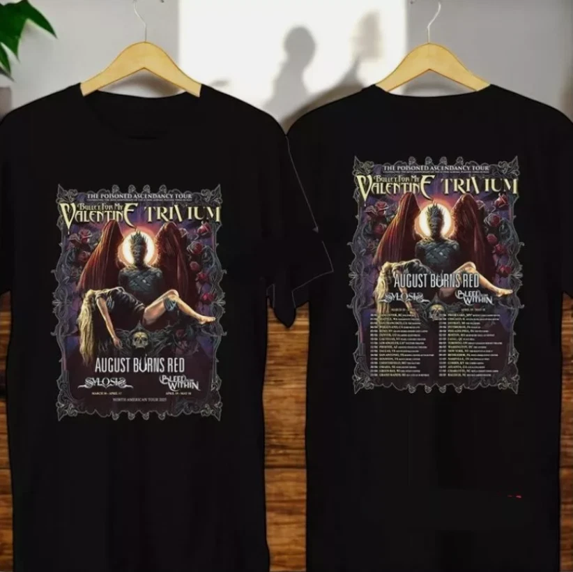 Bullet For My Valentine The Poisoned Ascendancy Tour 2025 Concert T-shirt