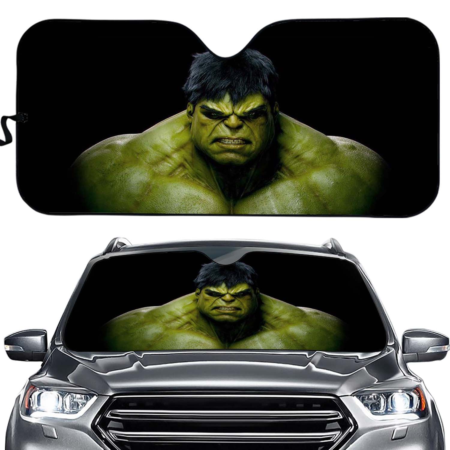 The Hulk Car Sun Shade, Superhero Car Accessories