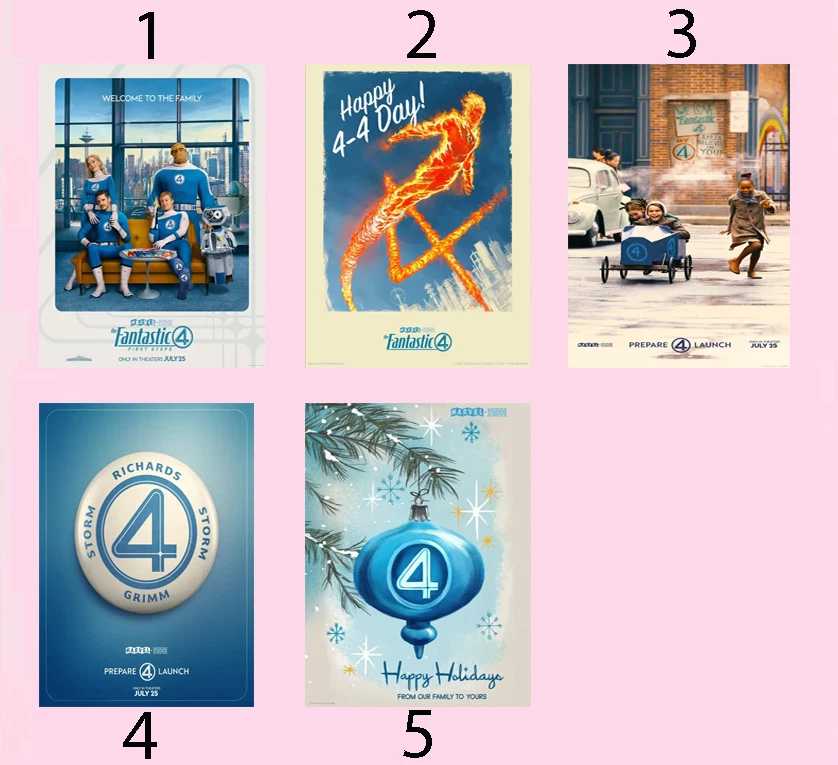 The Fantastic Four First Steps 2025 Movie Poster