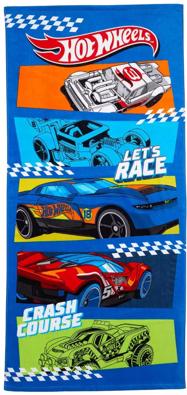 Hot Wheels Beach Towel, Swimming Pool Towel, Summer Gift