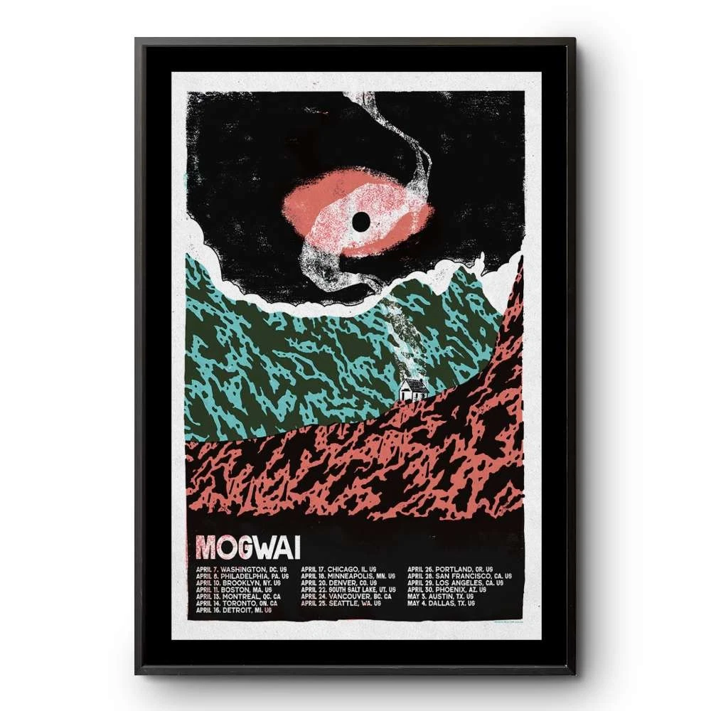 Mogwai April &amp; May Tour 2025 Poster