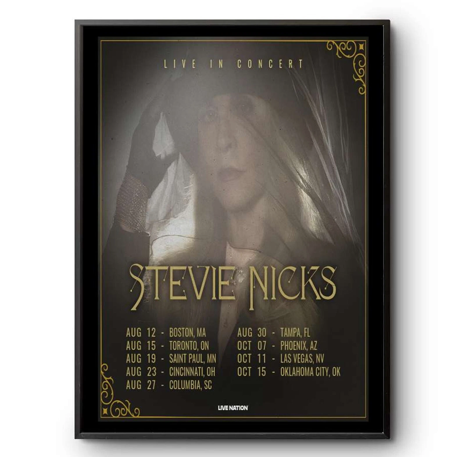 Stevie Nicks Tour Us 2025 Poster