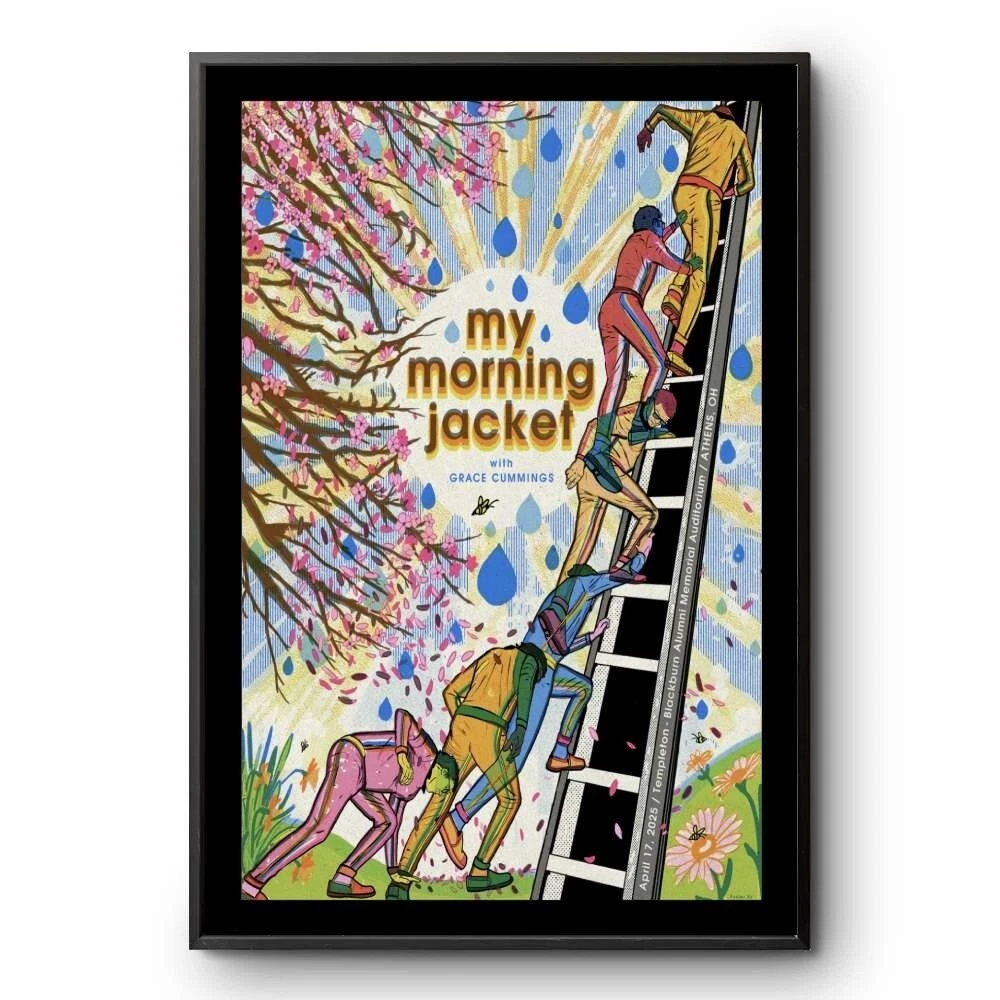 My Morning Jacket In Athens, Ohio On April 17 2025 Tour Poster