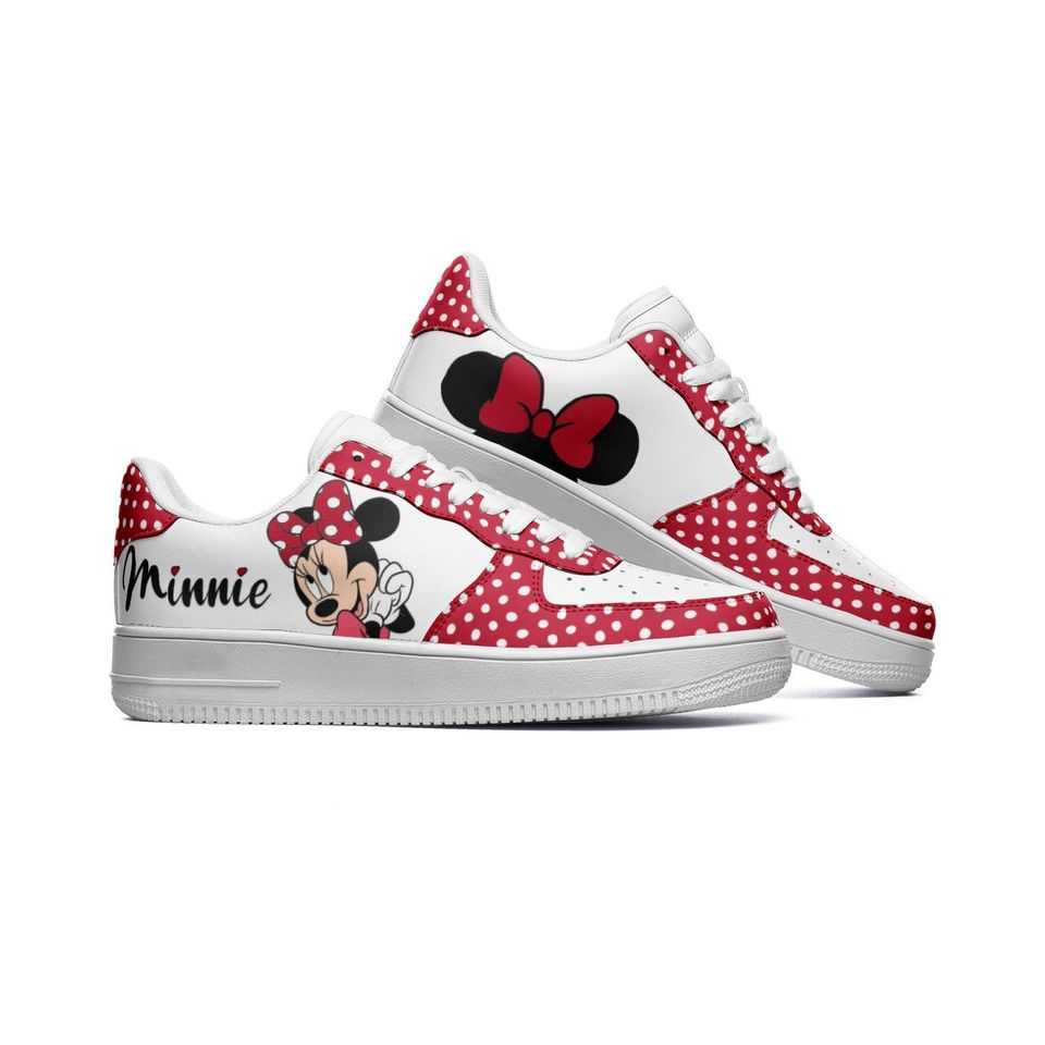 Minniee Leather Low Top Sneakers, Gifts For Fan