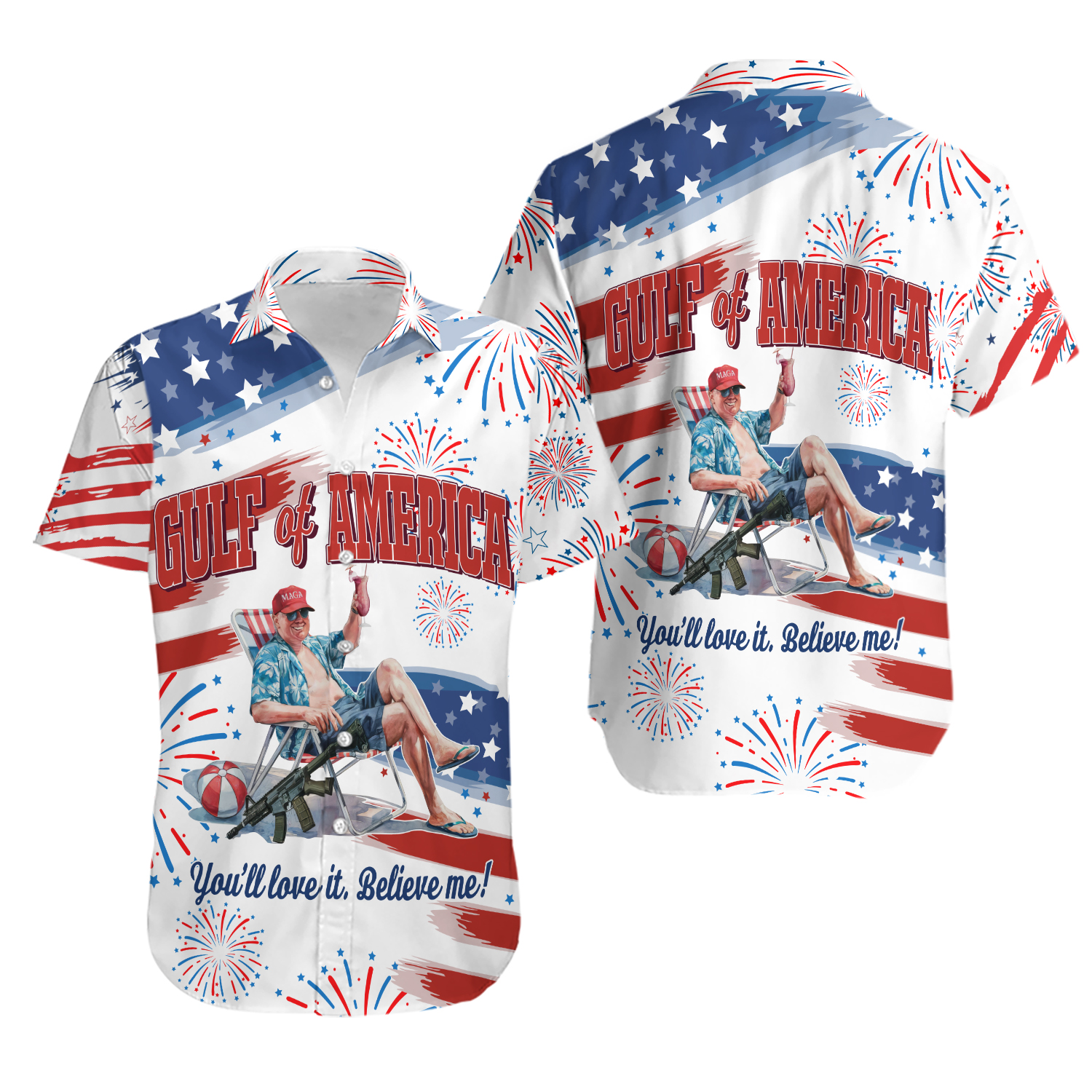 Trump Gulf Of America You Ll Love It Believe Me Hawaiian Shirt
