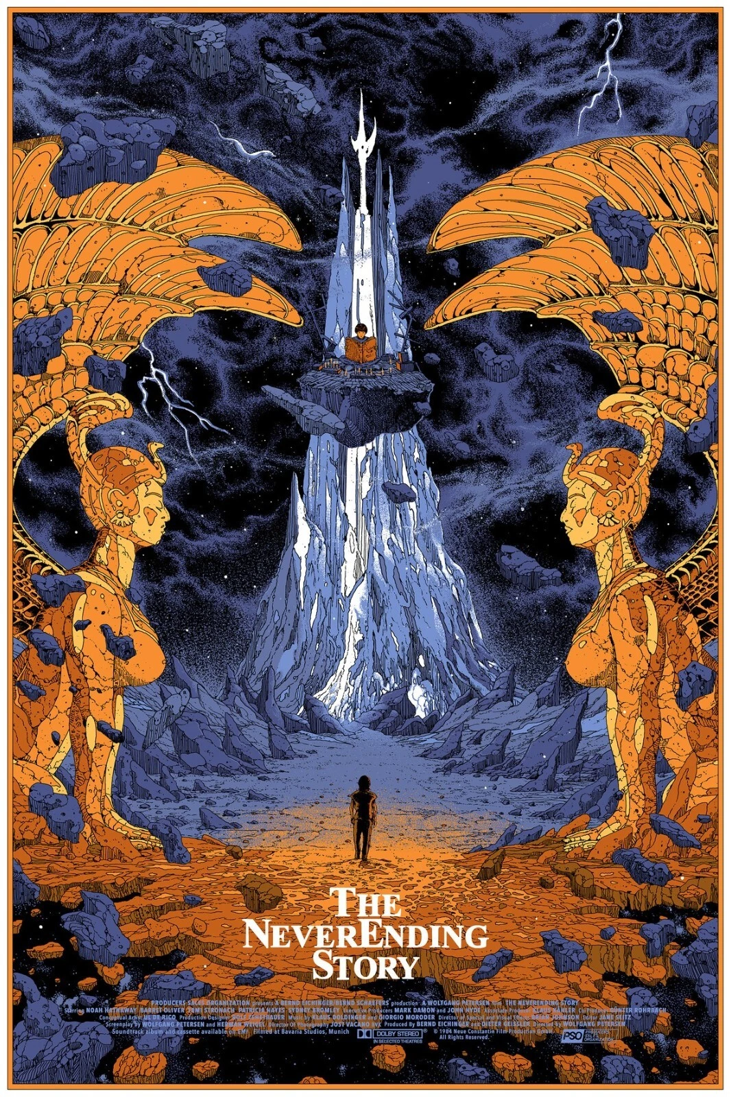 Kilian Eng The Neverending Story Le #/125 Movie Poster Screen Print Art