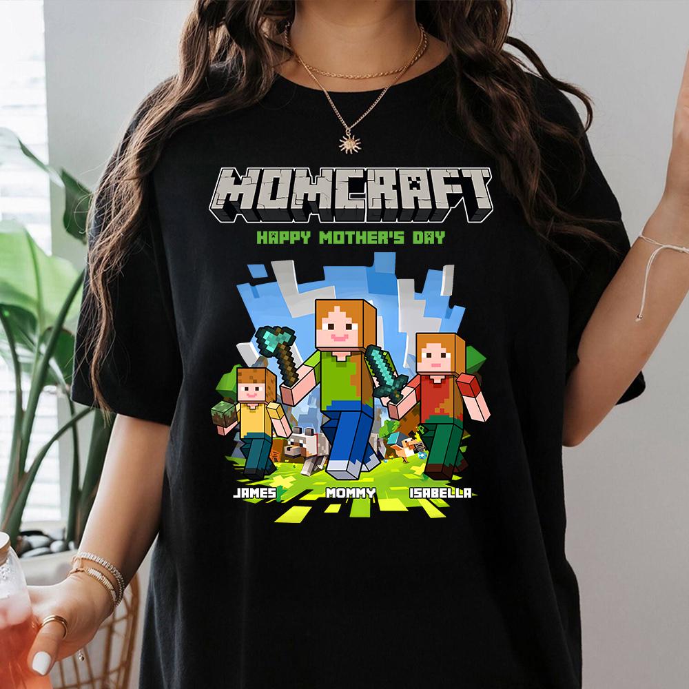 Custom Momcraft Shirt, Best Mom Ever Shirt, Mom Gaming Shirt, Happy Mother's Day Gift