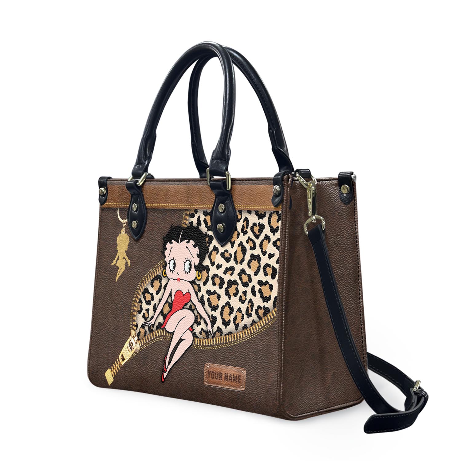 Betty Boop Cartoon Women Leather Handbag,betty Boop