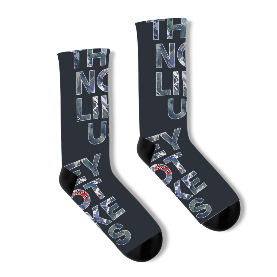 Funny They Not Like Us-kendrick Lamar Classic Graphic Sock