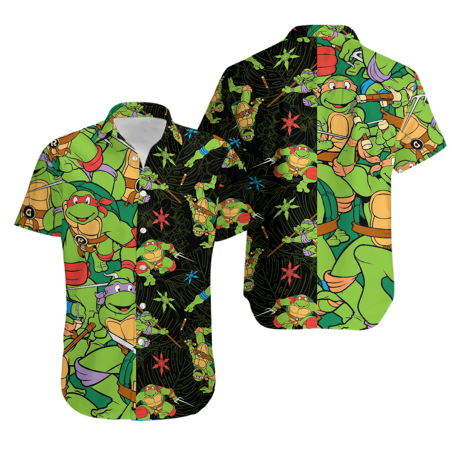 3d Tmnt Hawaii Shirt Teenage Mutant Ninja Turtles For Men Women