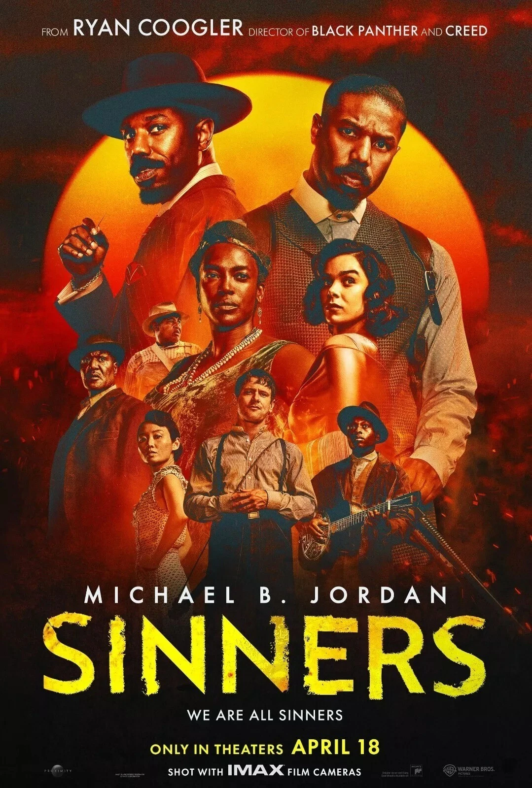 New Sinners Movie 2025 Poster