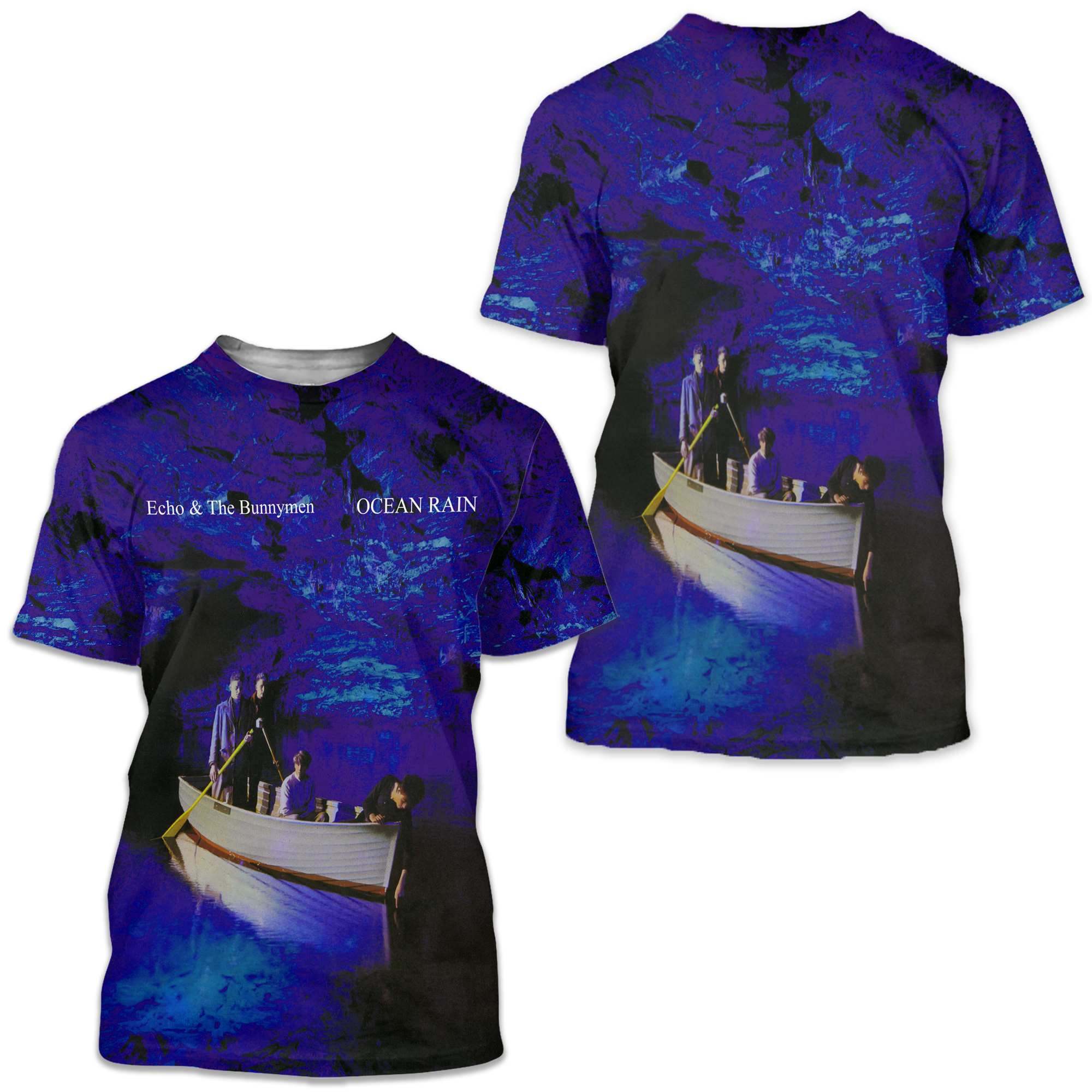 Echo And The Bunnymen Ocean Rain Album Aop 3d T-shirt