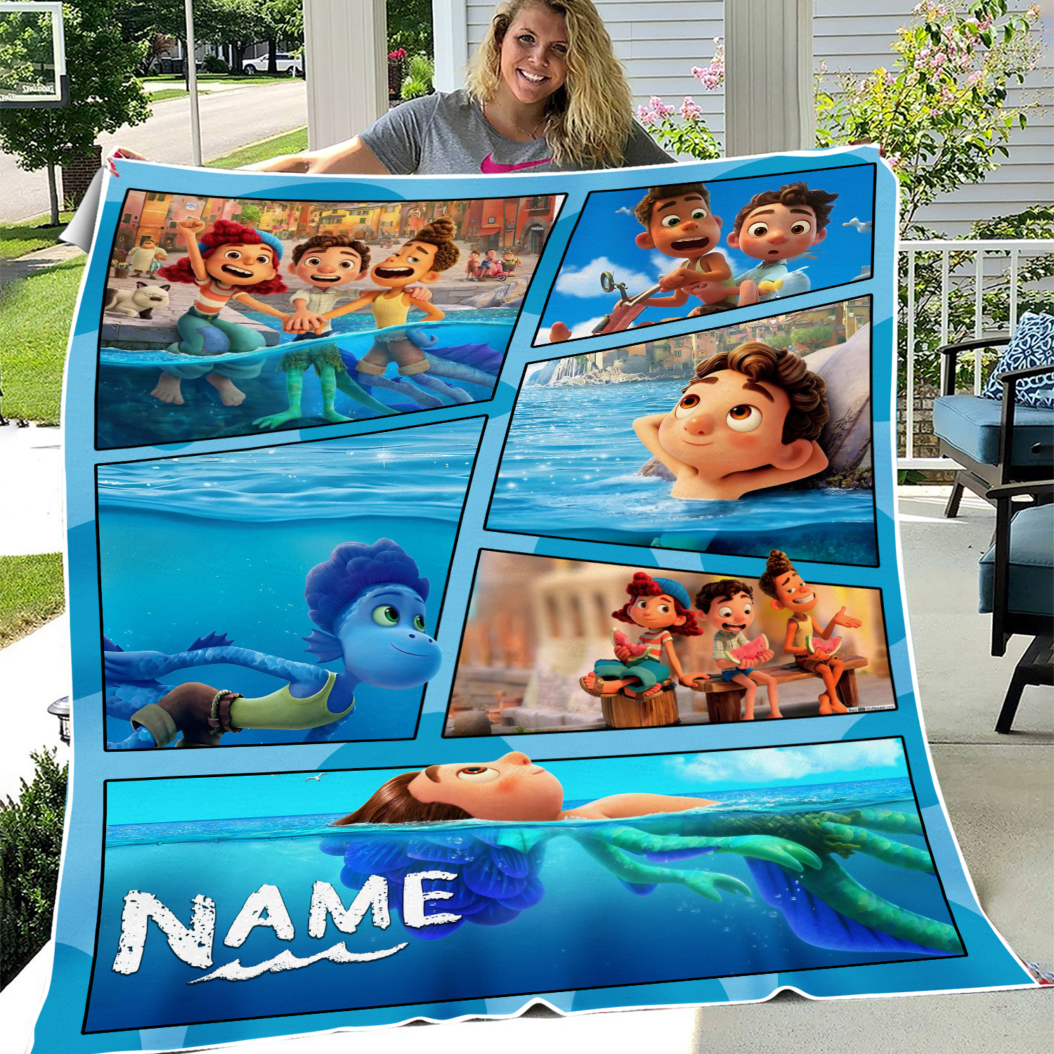 Personalized Luca Blanket, Luca Birthday