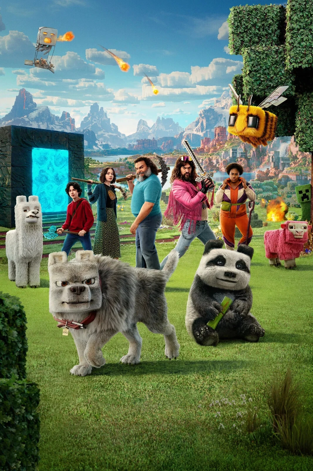 New A Minecraft Movie 2025 Kids Movie Poster