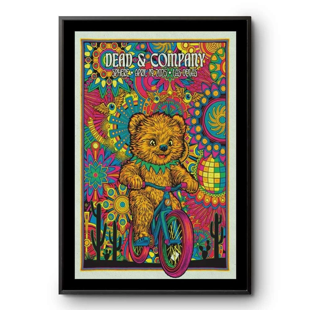 Dead & Company Show Apr 19 2025 Sphere, Las Vegas, Nv Poster