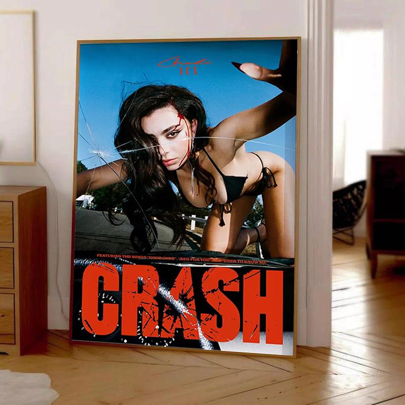 Charli Xcx "crash" Music Poster No Frame