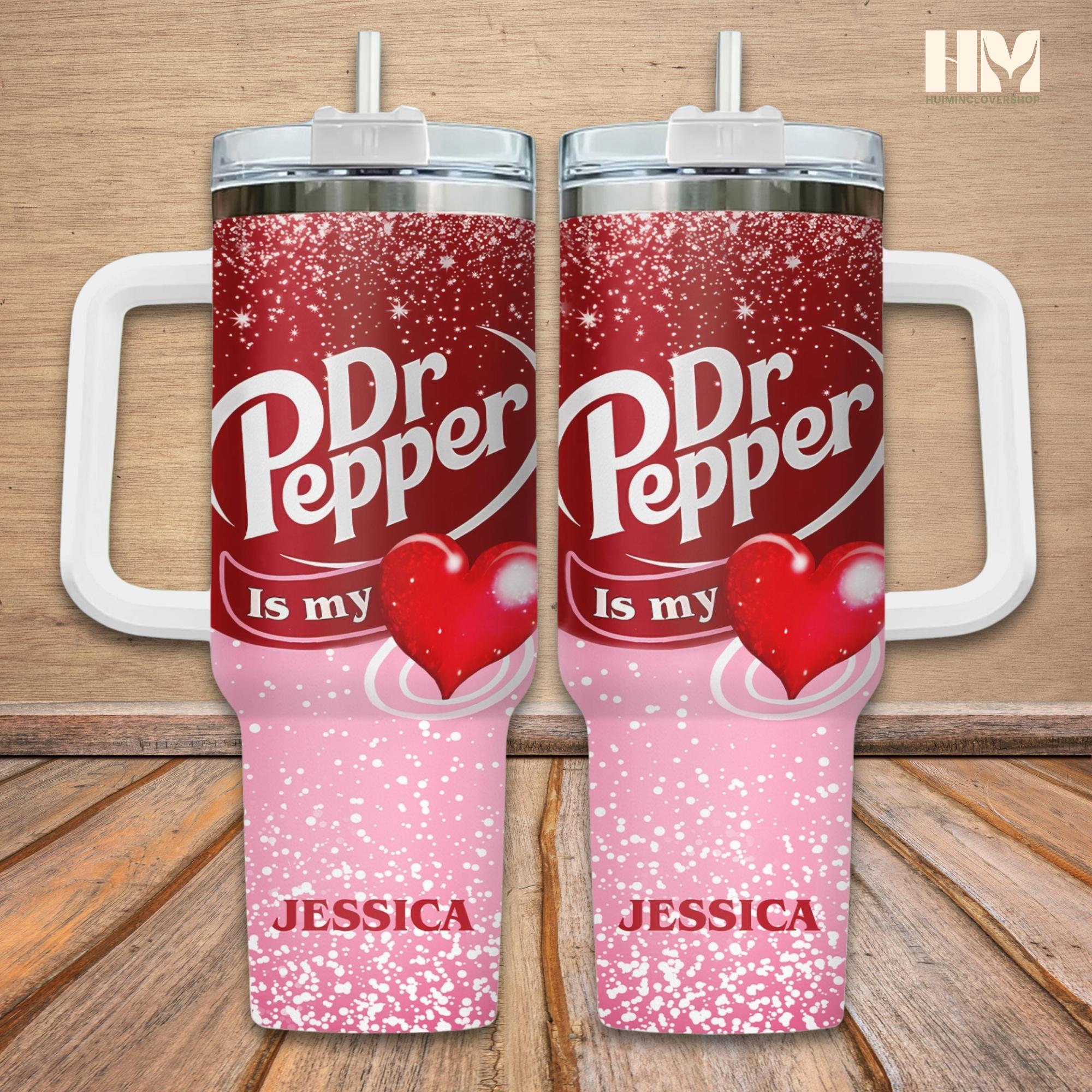 Dr Pepper 40oz Tumbler, Diet Dr Pepper Tumbler, Dr Pepper Drinkware Tumbler
