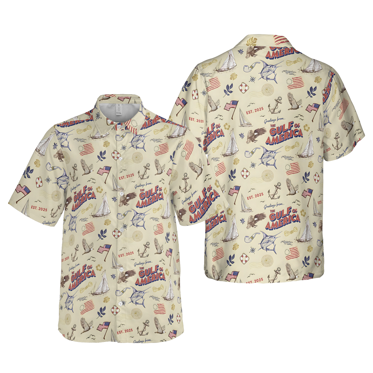 Blaze Media Merch Store The Gulf Of America Hawaiian Shirt For Men And Women