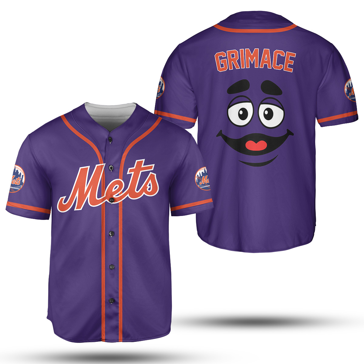 Mets Grimace Vapor Premier Limited Purple Baseball Jersey