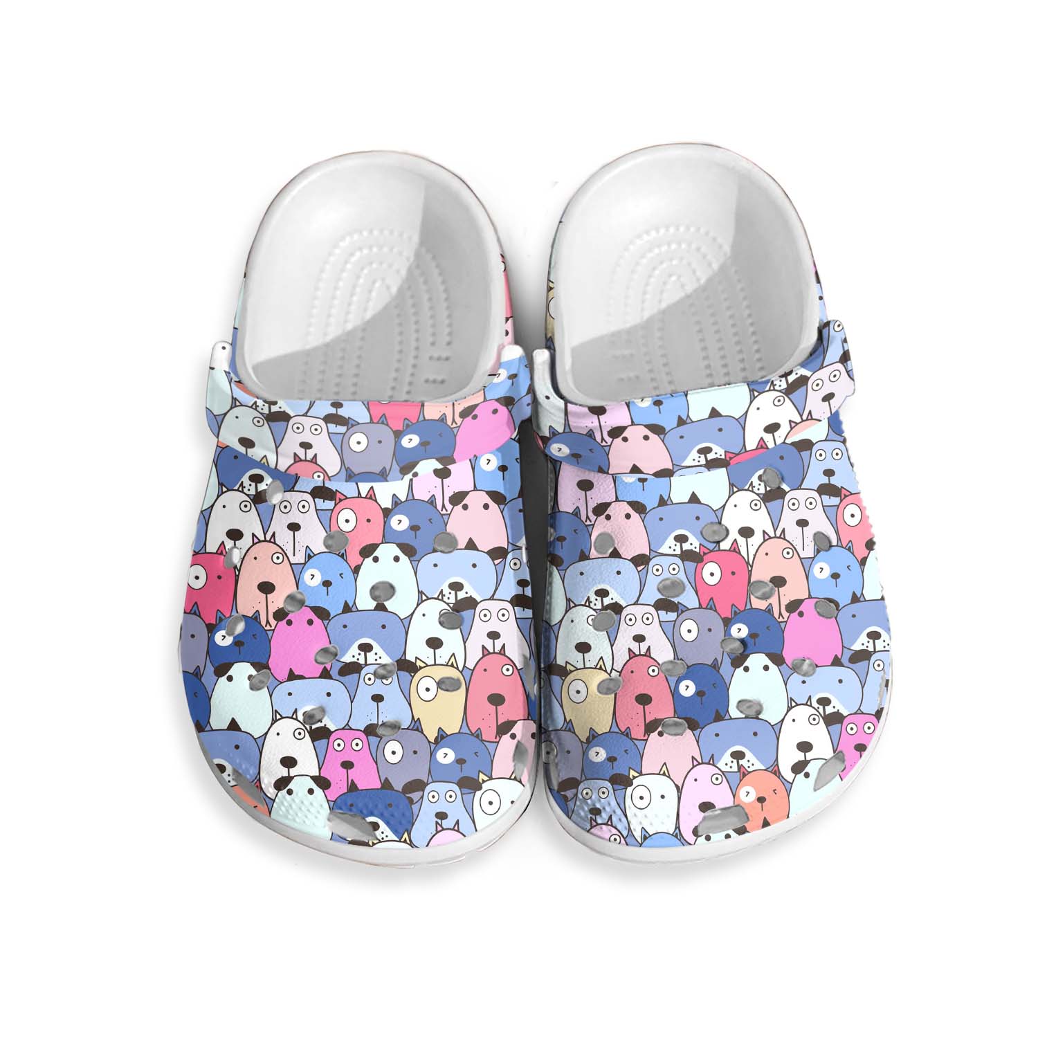 Dog Pattern Clogs For Dog Lovers