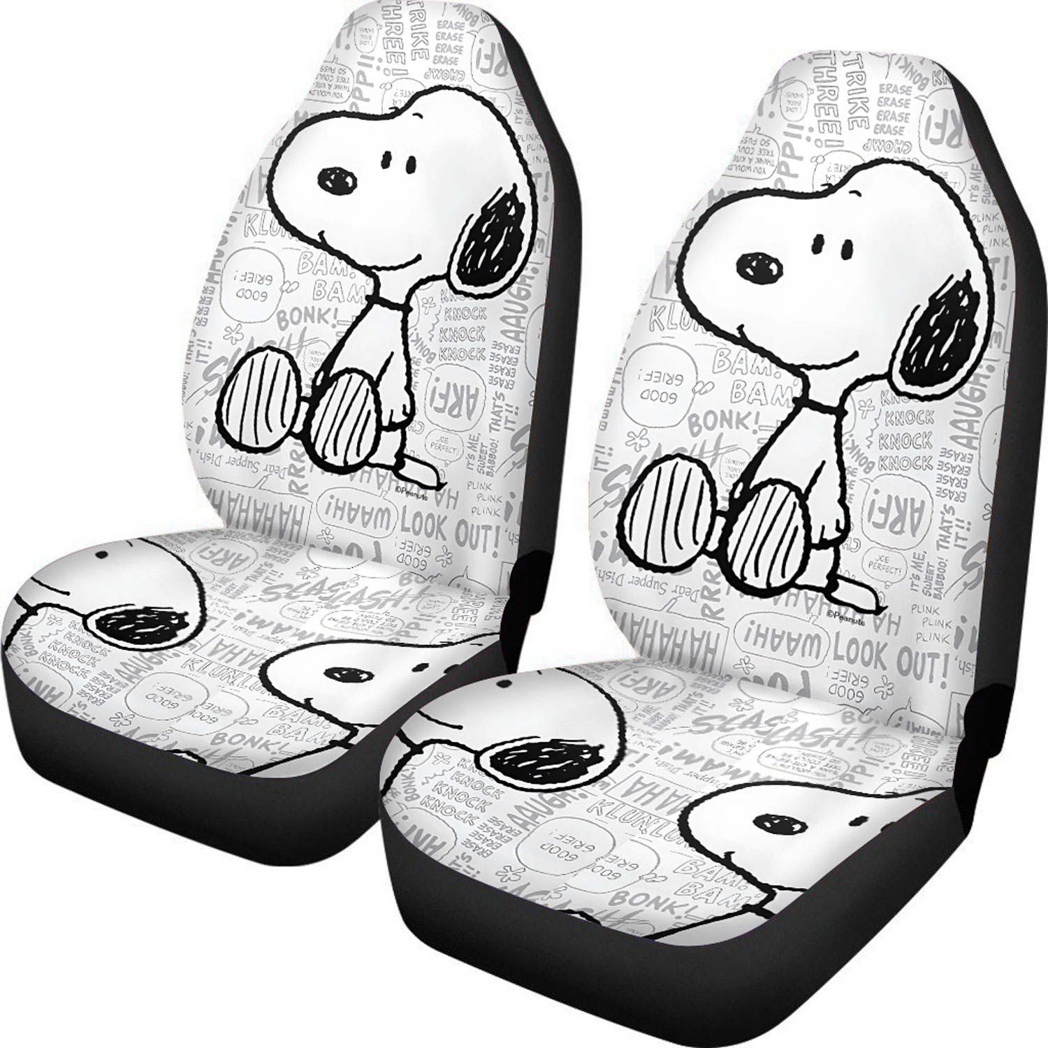 Snoopy Cartoon Car Seat Covers, Car Accessories