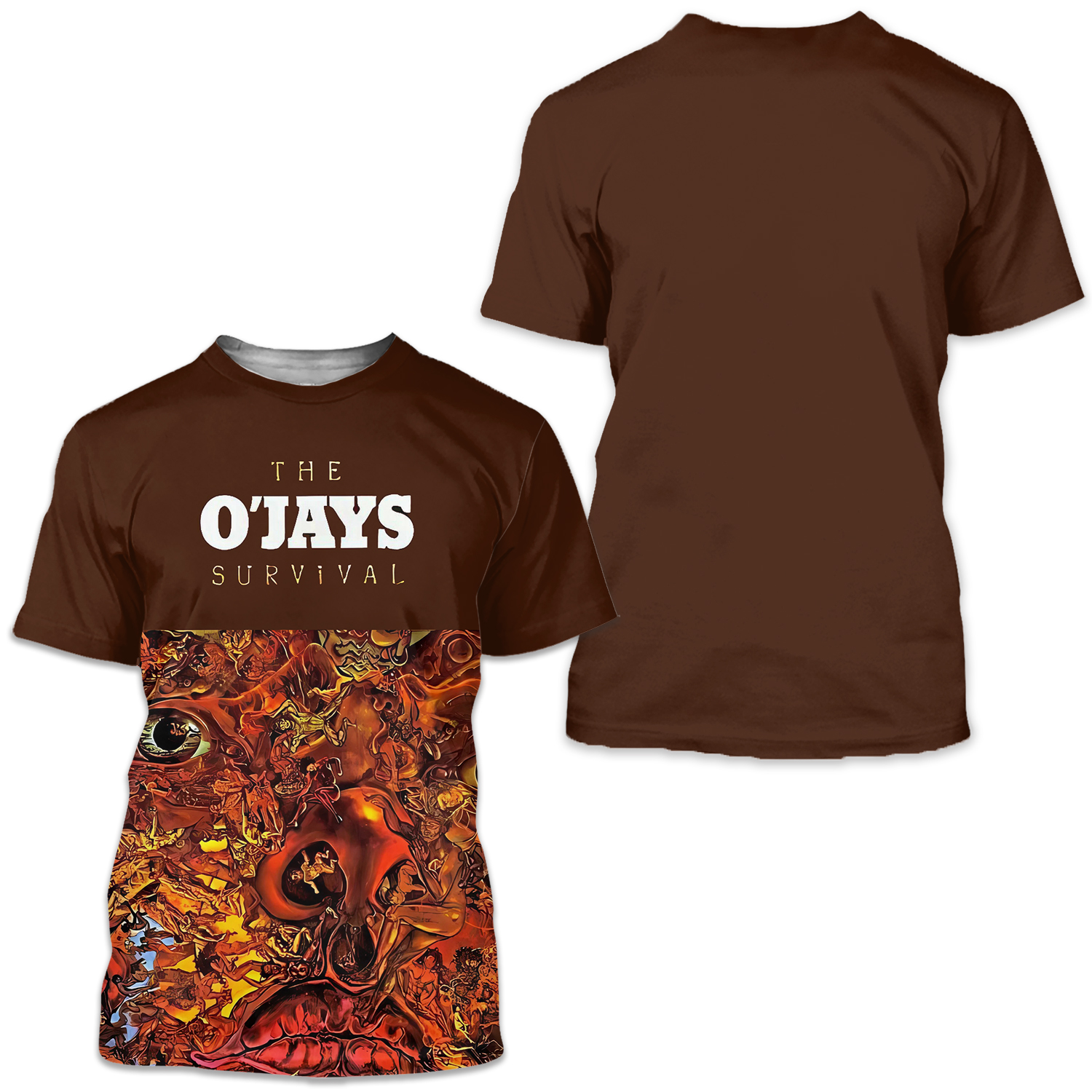 The O'jays Survival Album Cover Aop 3d T-shirt