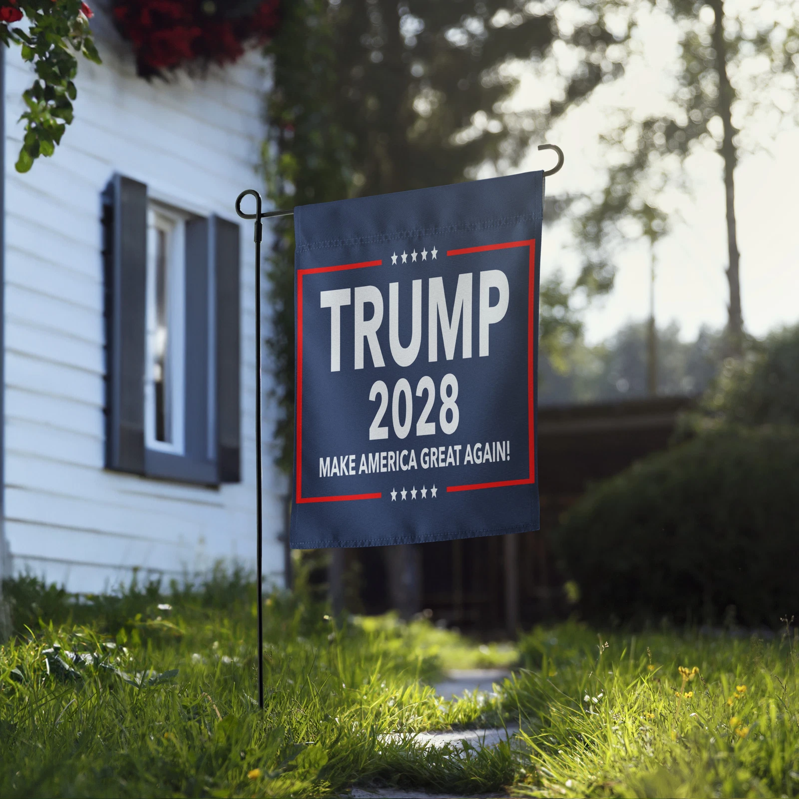 Trump 2028 Flag, Trump President 2028 Garden Flag