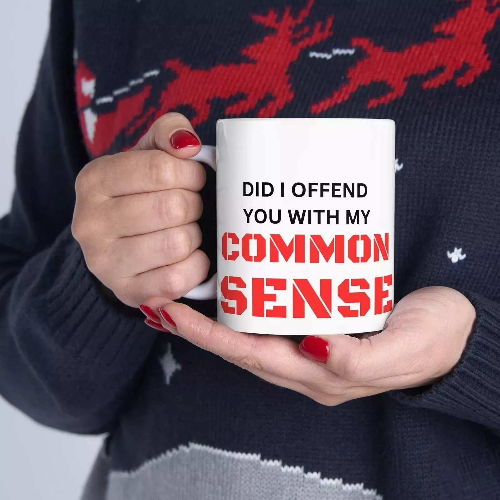 Ceramic Mug, Did I Offend You With My Common Sense Mug, Funny Coffee Cup Mug