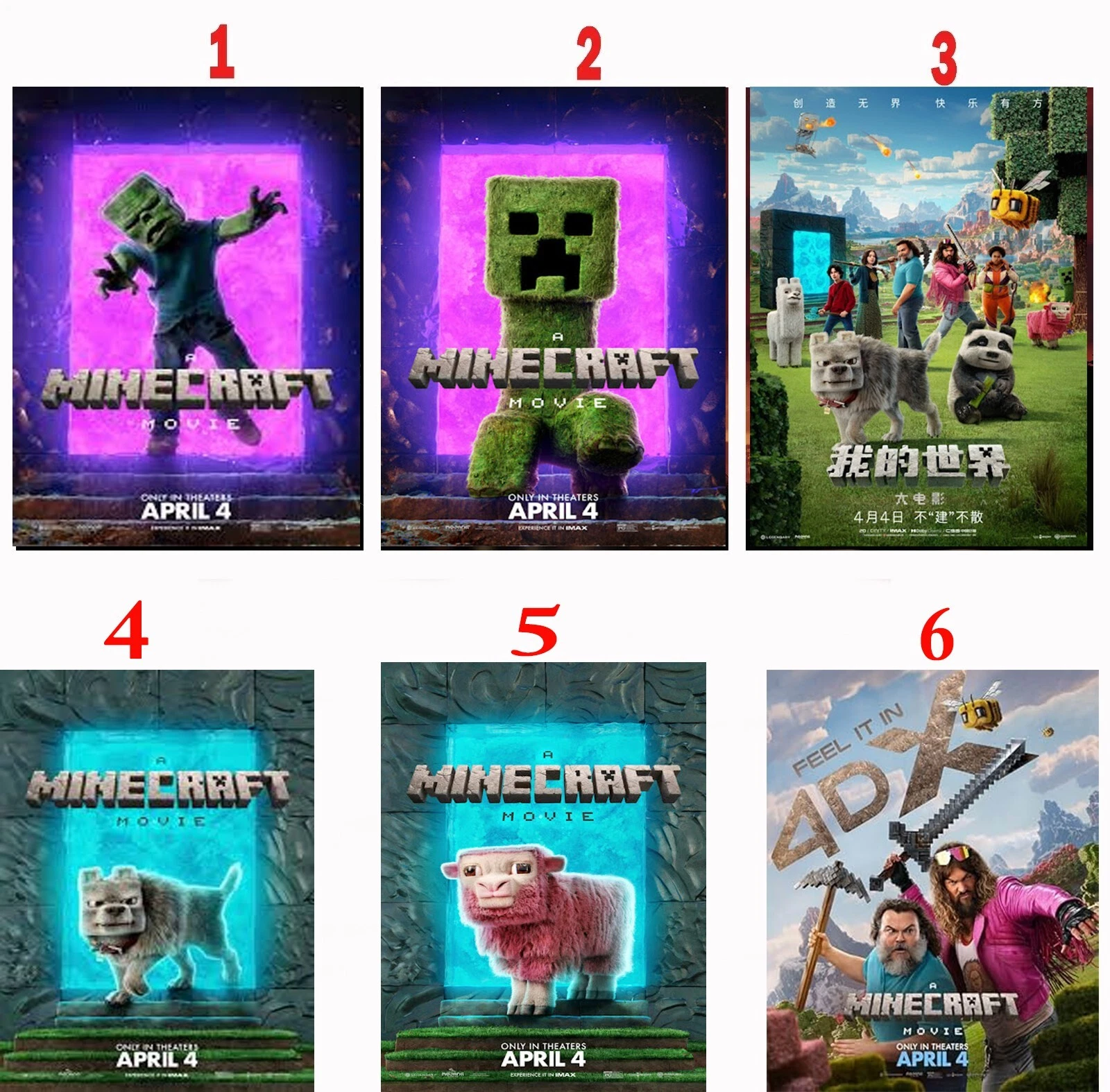 A Minecraft Movie (2025) Poster