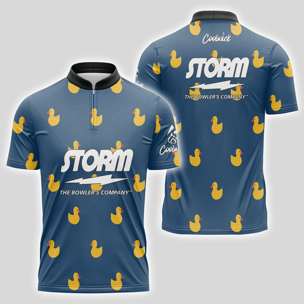 Storm Rubber Duck Best Gifts Bowling Jersey