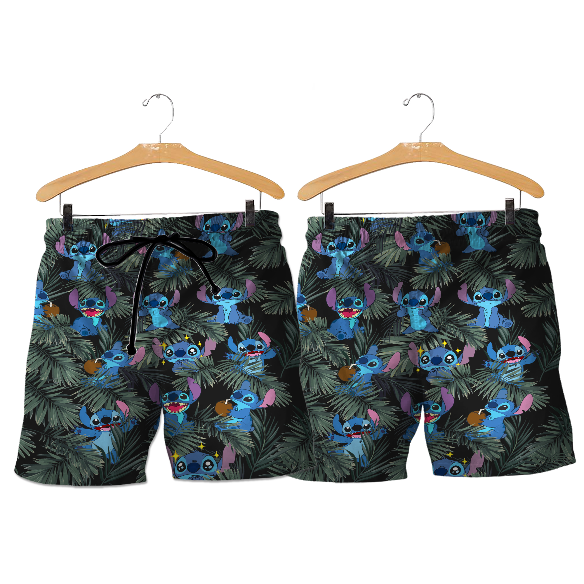 Stitchh Matching Shirt And Shorts, Disneyyy Beach Outfit, Lilo And Stitchh Summer