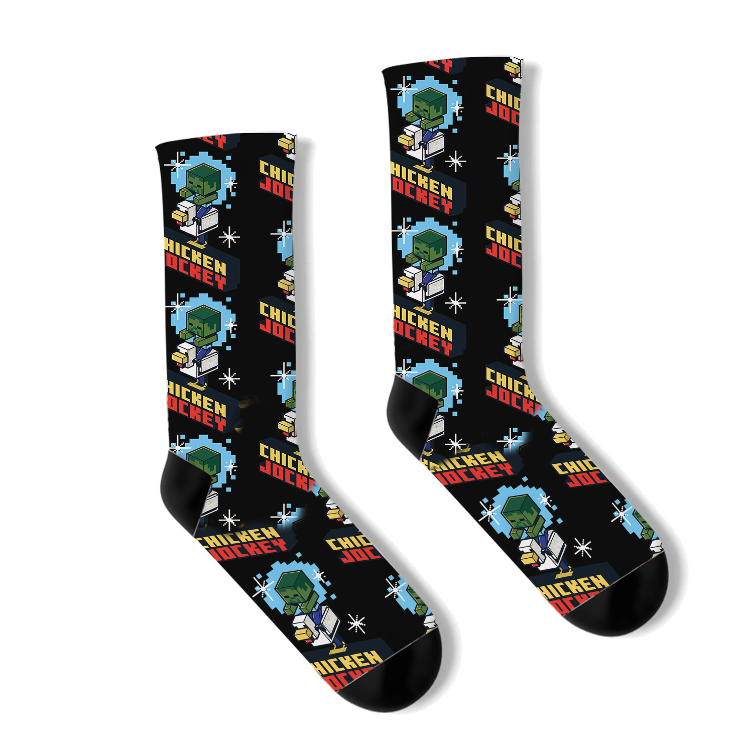 Vintage Jockey Chicken 2025 - Cute Chicken Jockey Active Socks