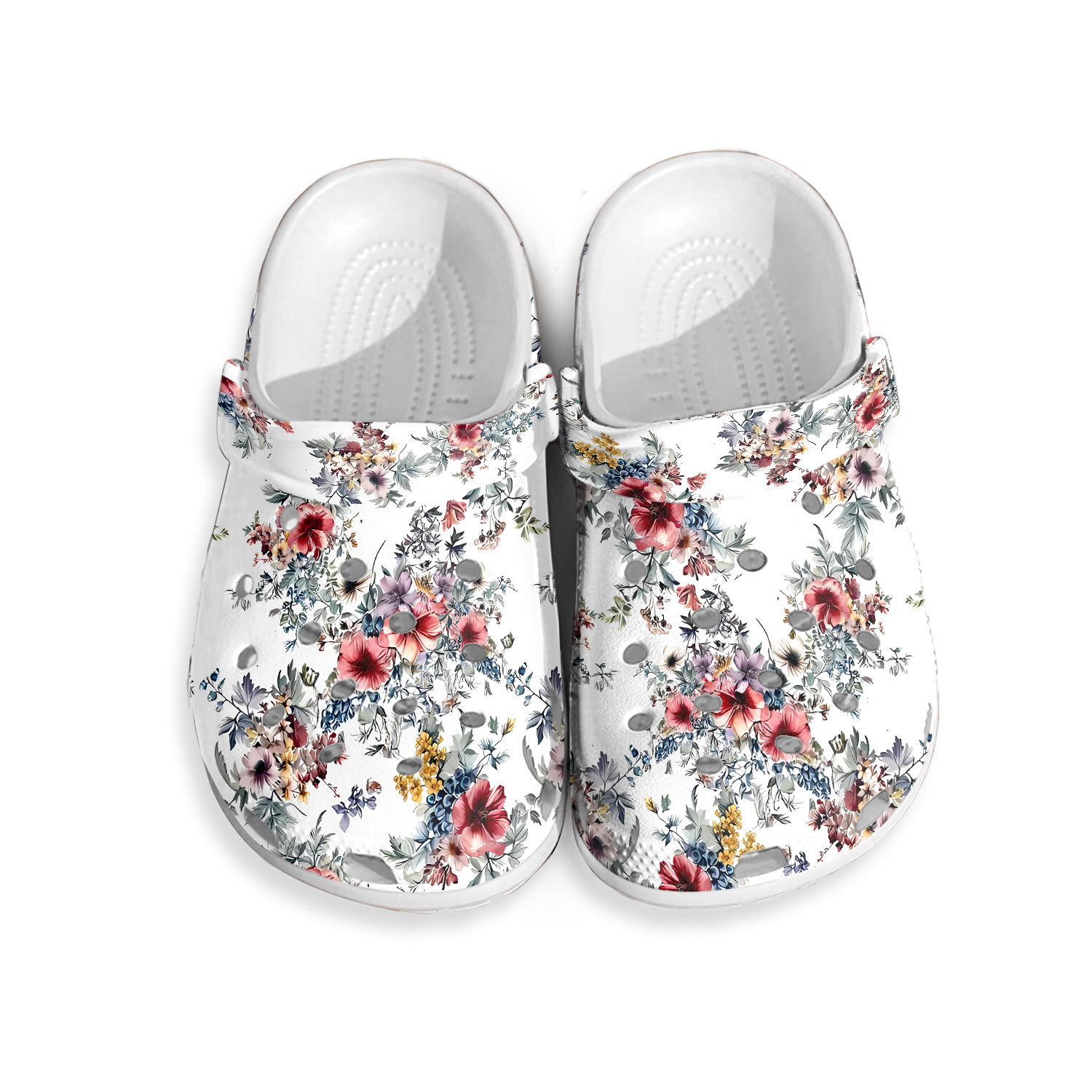 Floral Clogs Women, Floral Design Clogs