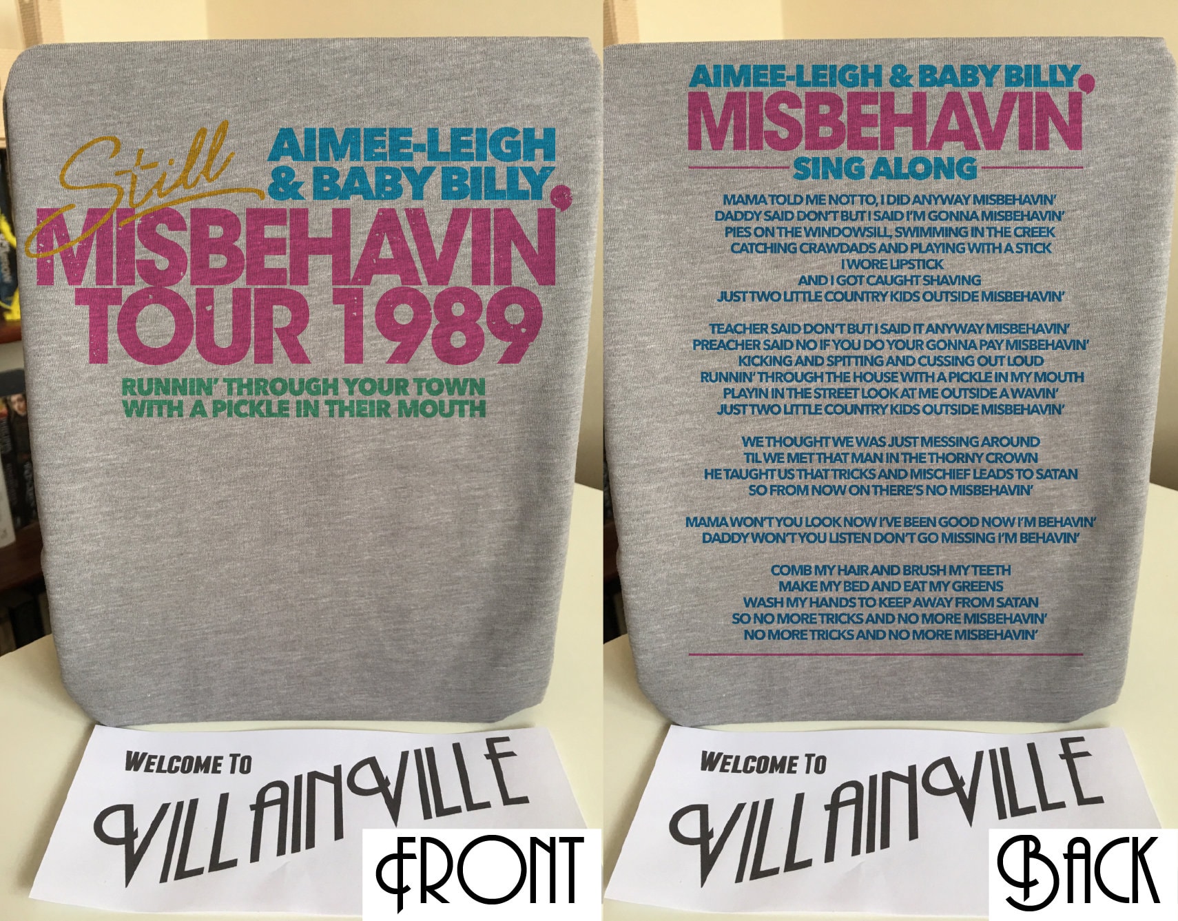 Misbehavin' Double Print T-shirt