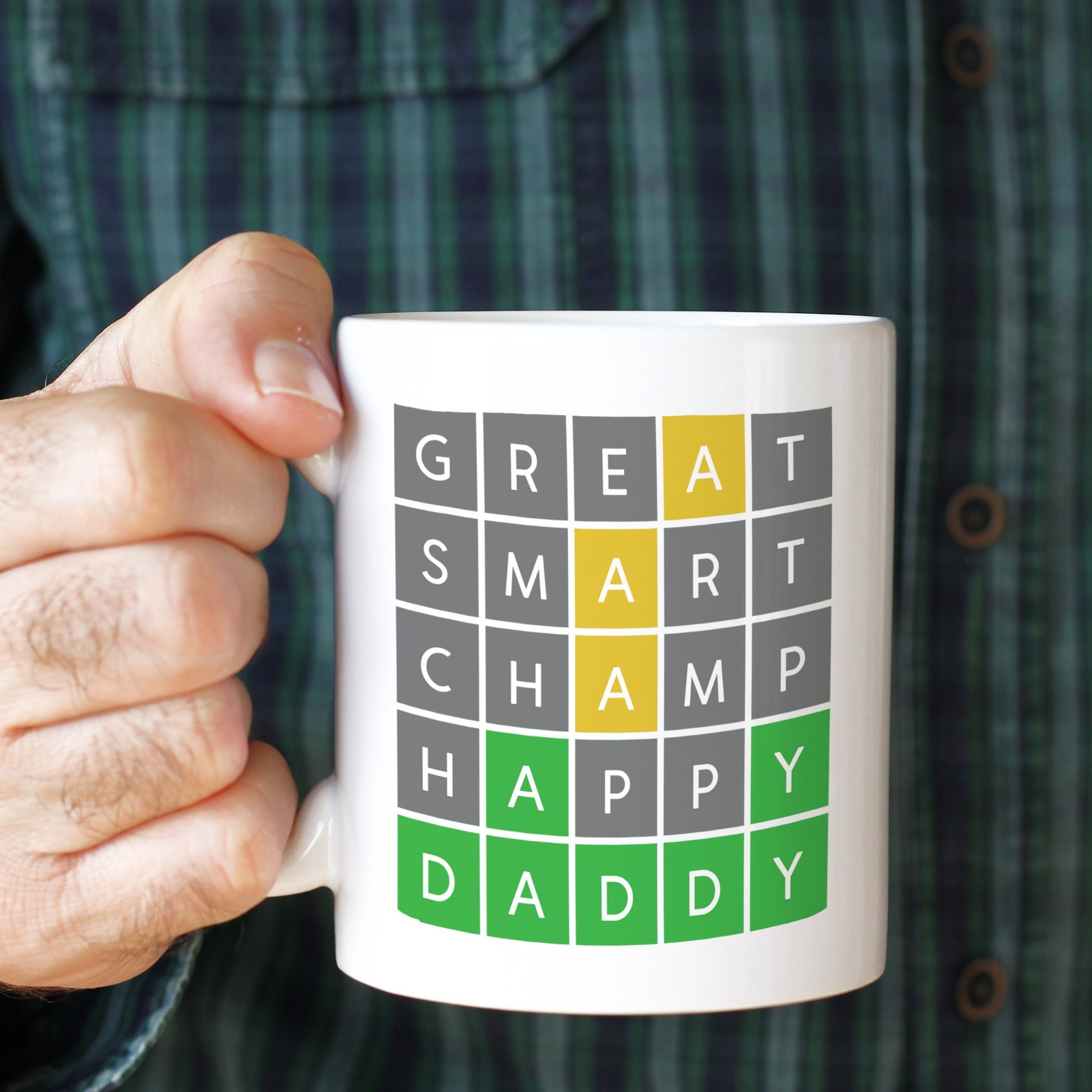 Wordle Mug For Dad, Gift For Daddy, Father's Day Gift
