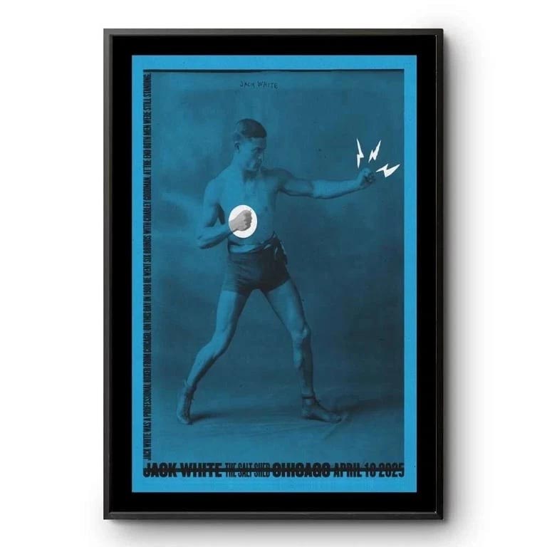 Jackwhite At The Salt Shed Indoors In Chicago, Il On Apr 10 2025 Tour Poster