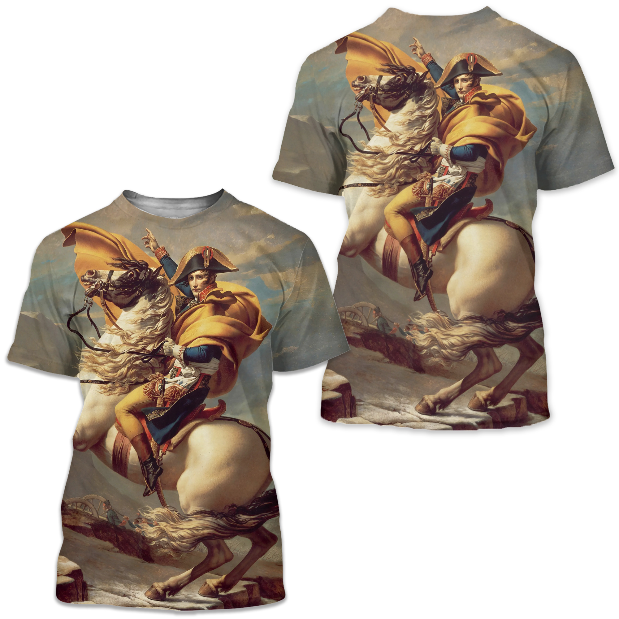 Napoleon Bonapart Retro Propaganda 3d T-shirt Size S-5xl