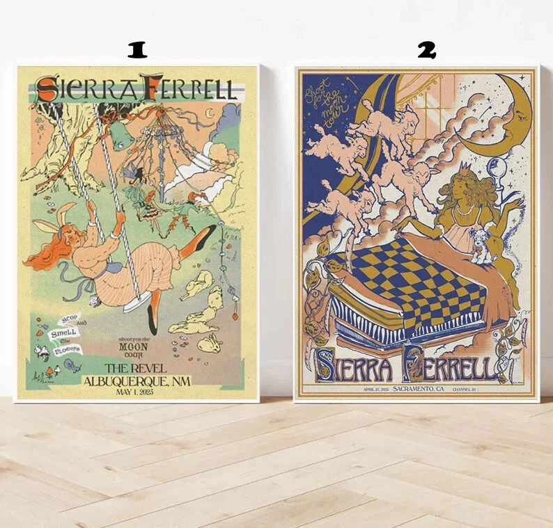 Sierra Ferrell Albuquerque, Nm May 1 2025 Poster The Revel - Wall Decor
