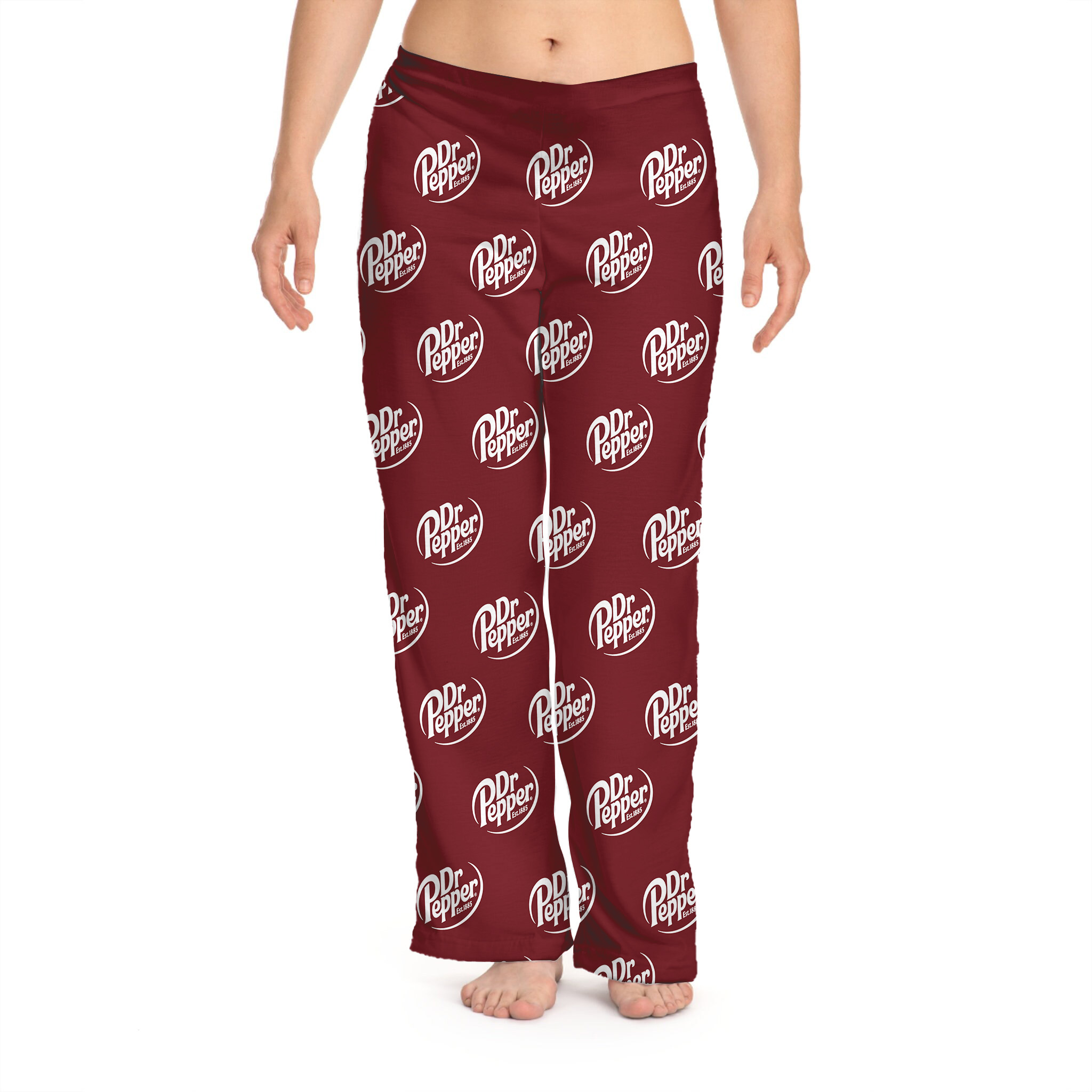 Dr Pepper Pajama Pants Soda Brand Sleepwear Fun Graphic Lounge Pants Unisex