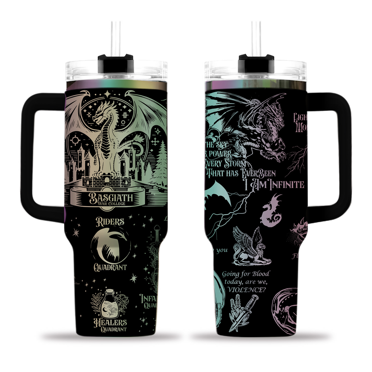 Fourth Wing (4th Wing) Engraved Tumbler
