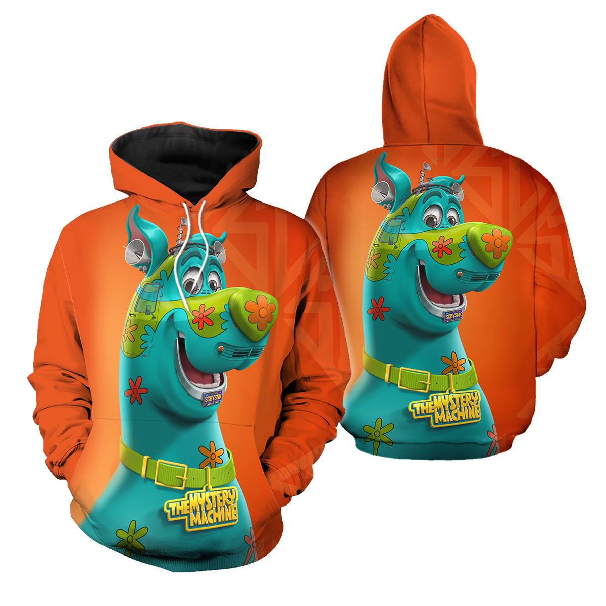 Cute Scooby Doo The Mystery Machine Gift For Scooby Doo Fan Hoodie 3d Printed