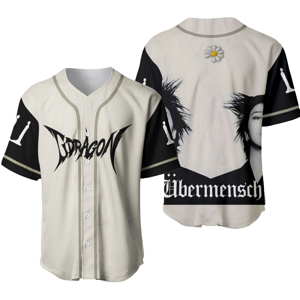 G-dragon Ubermensch Baseball Jersey, Gdragon Bigbang Jersey, G-dragon 2025